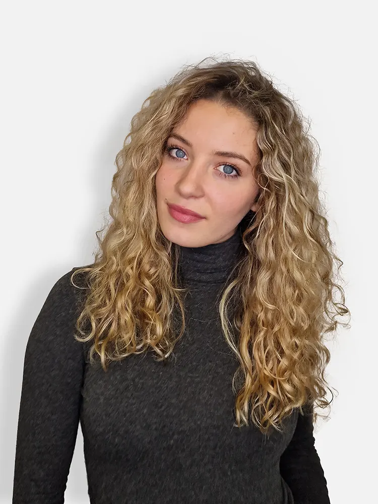 curly hair Belgrade Happy Team salon