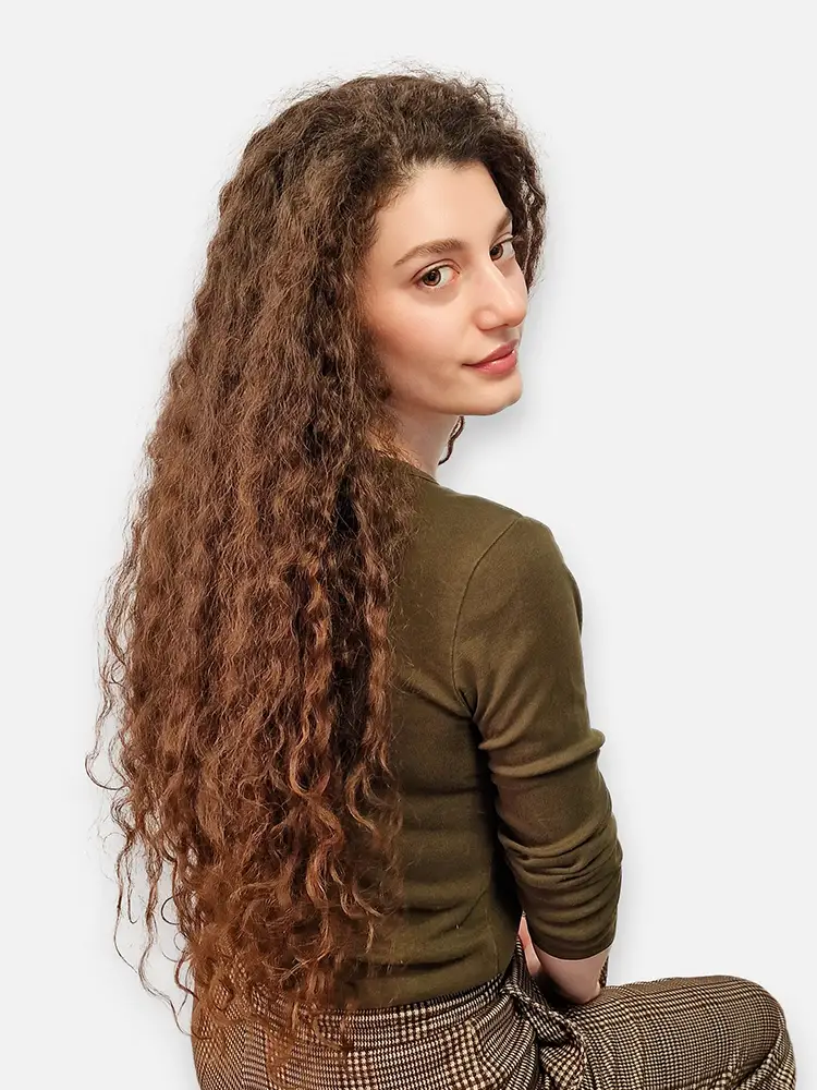 curly hair Belgrade Happy Team salon