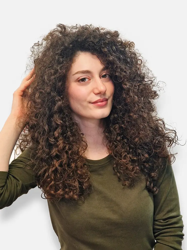 curly hair Belgrade Happy Team salon