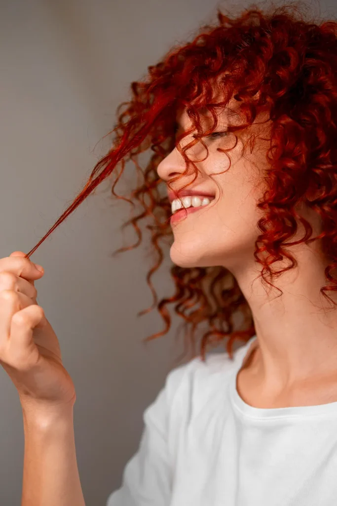 red hair color Belgrade Happy Team salon
