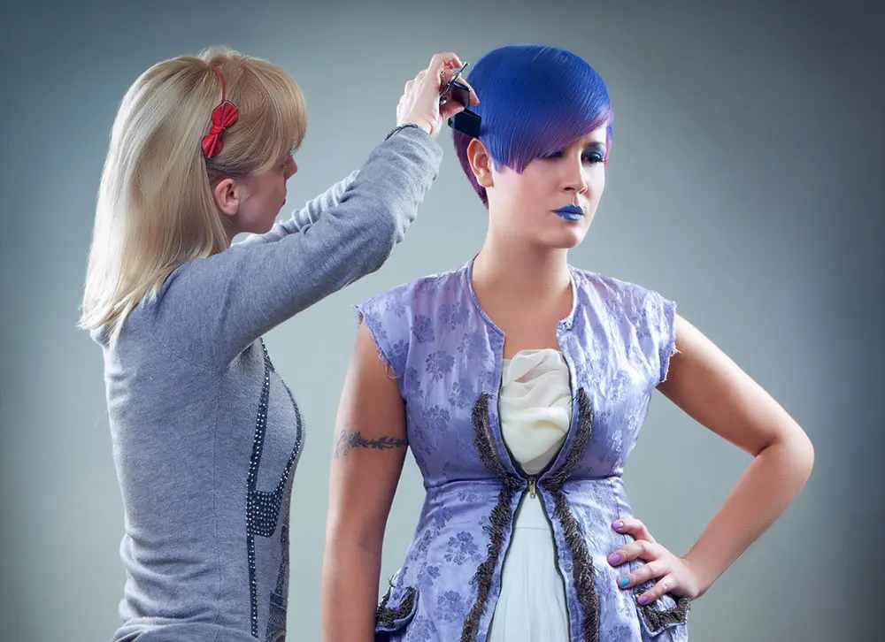 women’s haircut Belgrade Happy Team salon