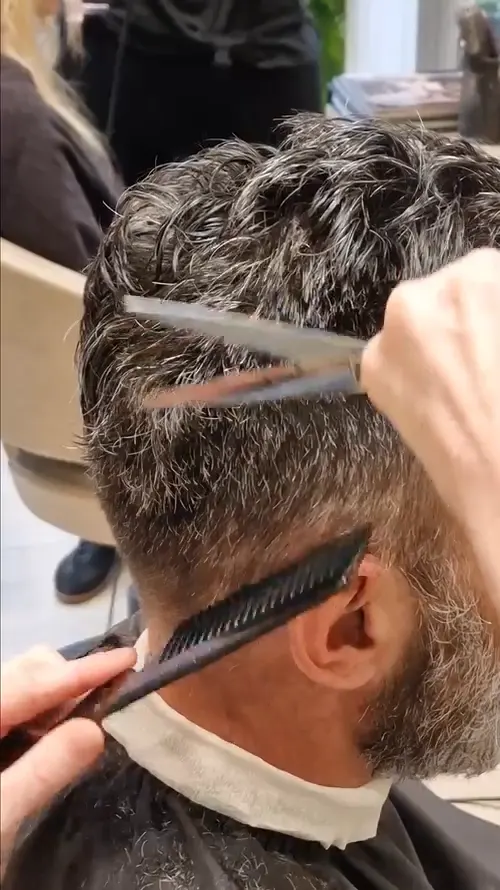 mens haircut belgrade happy team video thumb