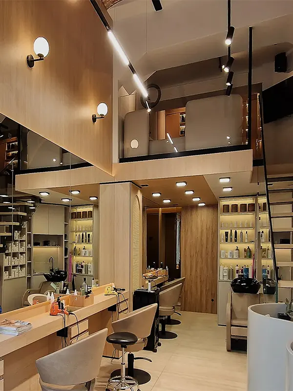 salon happy team poster mobile