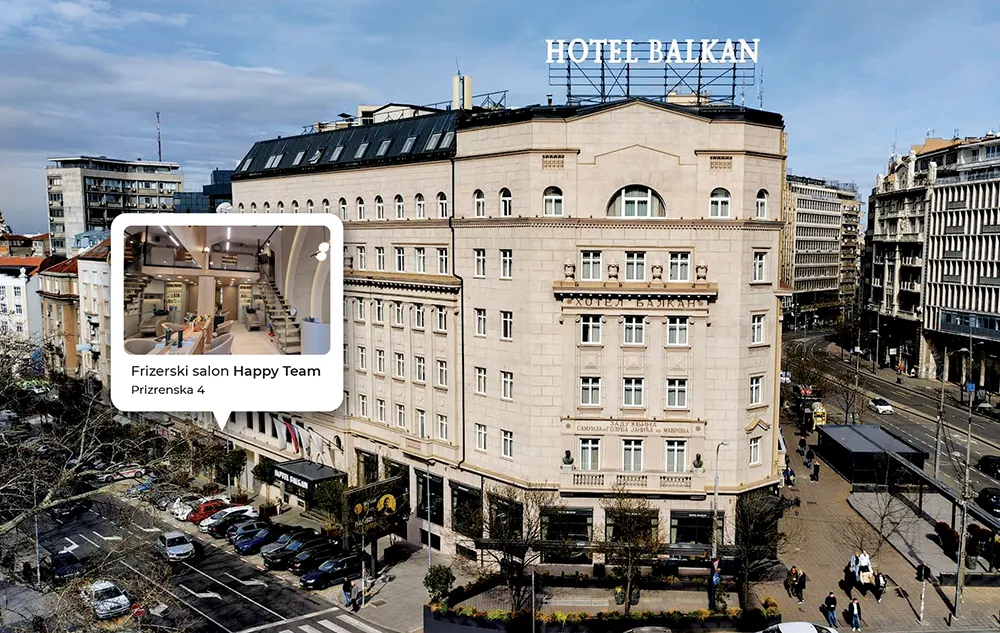 frizerski salon centar Beograd Happy Team