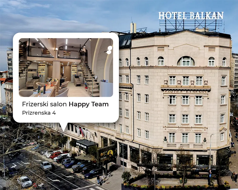 frizerski salon centar Beograd Happy Team